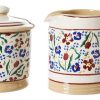 Nicholas Mosse Lidded Sugar Bowl And Small Cylinder Jug Wild Flower Meadow Clearance