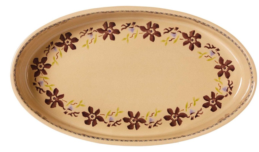 Nicholas Mosse Medium Oval Oven Dish Clematis Wholesale