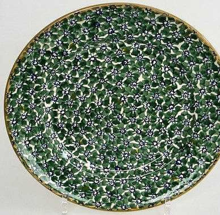 Nicholas Mosse Serving Plate Green Lawn New