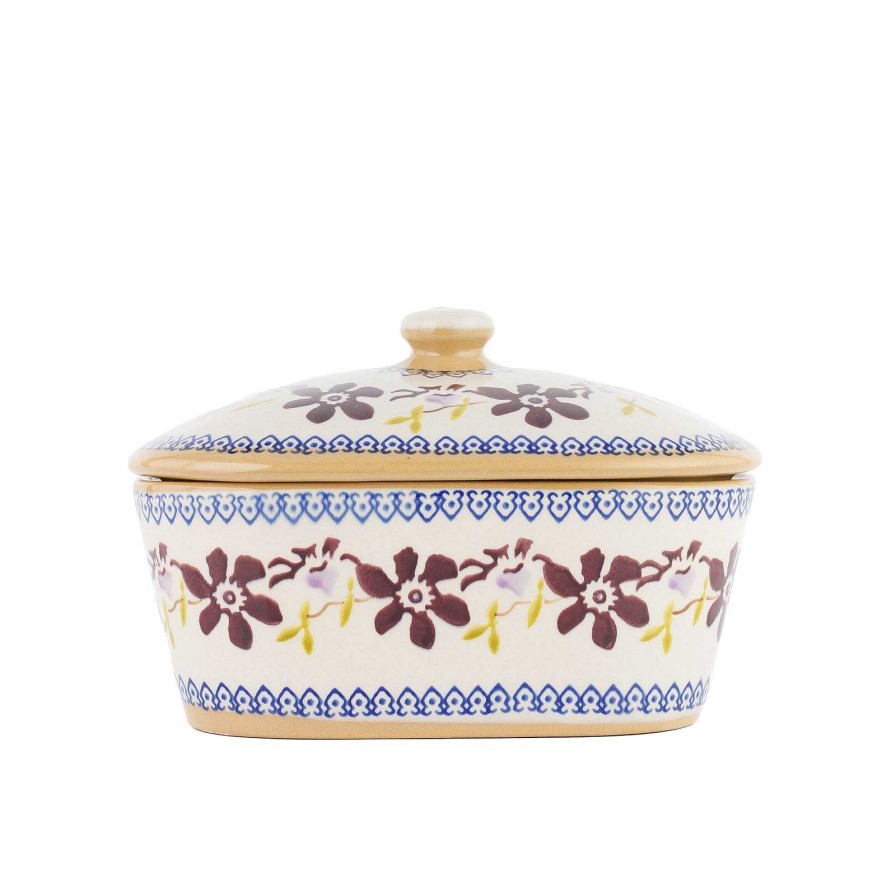 Nicholas Mosse Covered Butterdish Clematis Wholesale