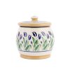 Nicholas Mosse Small Round Lidded Jar Blue Blooms Hot