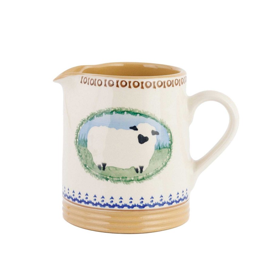 Nicholas Mosse Small Cylinder Jug Sheep Clearance