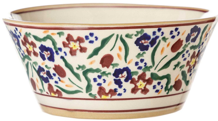 Nicholas Mosse Small Angled Bowl Wild Flower Meadow New