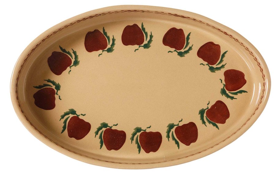 Nicholas Mosse Small Oval Oven Dish Apple Online