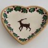 Nicholas Mosse Tiny Heart Plate Reindeer Best