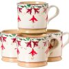 Nicholas Mosse 4 Large Mugs Fuchsia Best