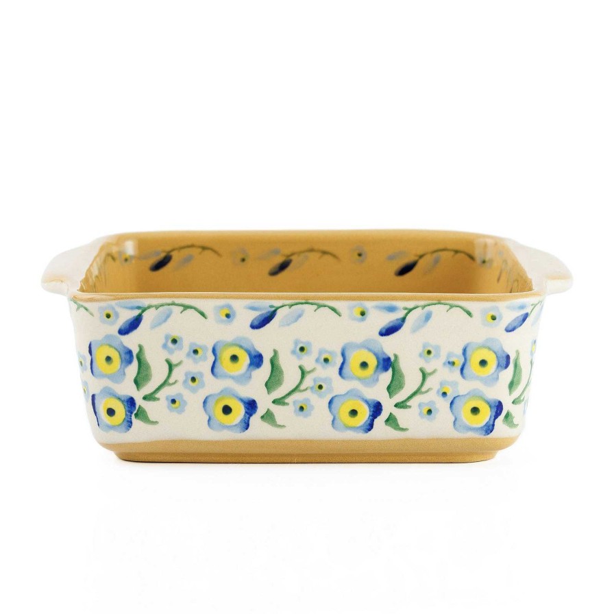 Nicholas Mosse Small Square Oven Dish Forget Me Not Online