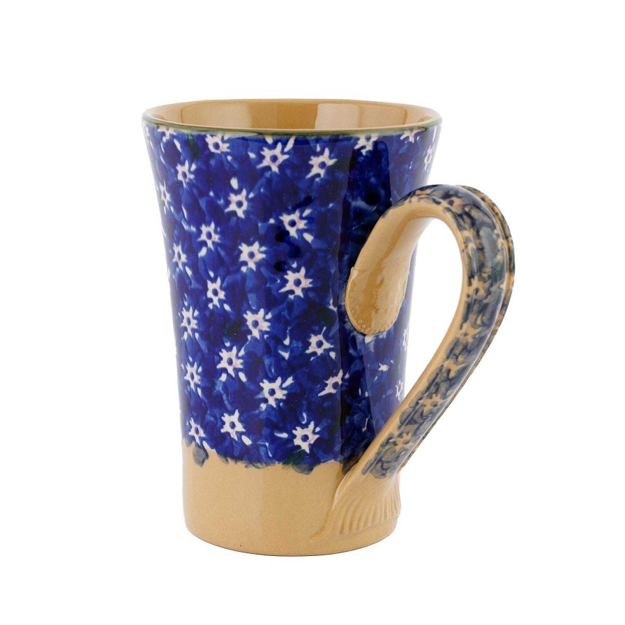 Nicholas Mosse Tall Mug Lawn Dark Blue Clearance