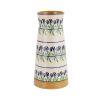 Nicholas Mosse Large Tapered Vase Blue Blooms Wholesale