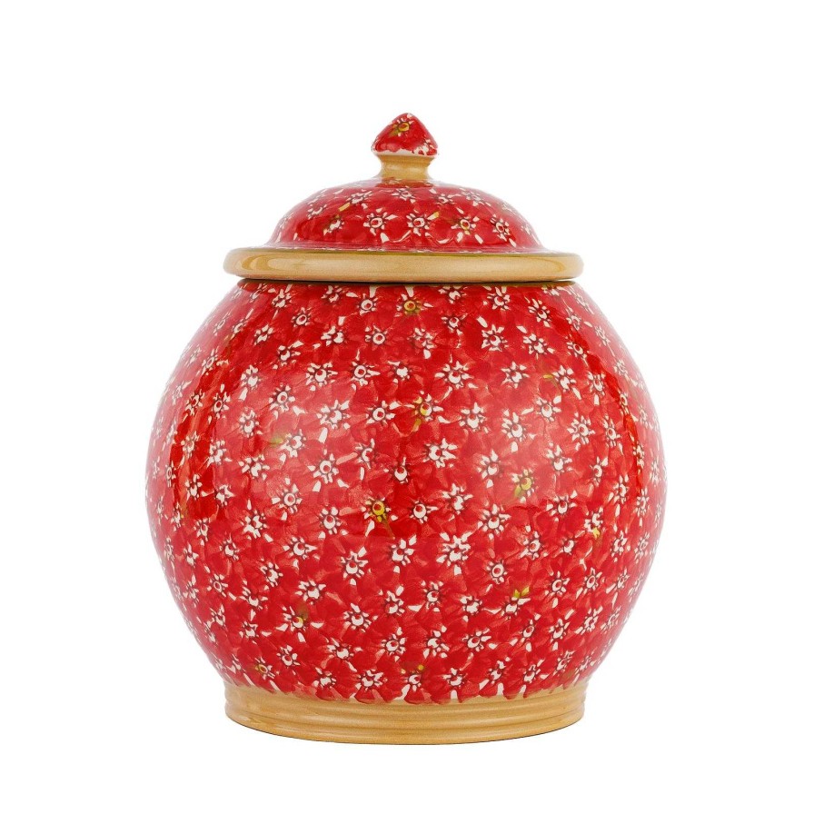 Nicholas Mosse Cookie Jar Lawn Red Best