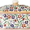 Nicholas Mosse Covered Butterdish Wild Flower Meadow Clearance