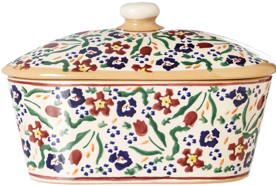 Nicholas Mosse Covered Butterdish Wild Flower Meadow Clearance