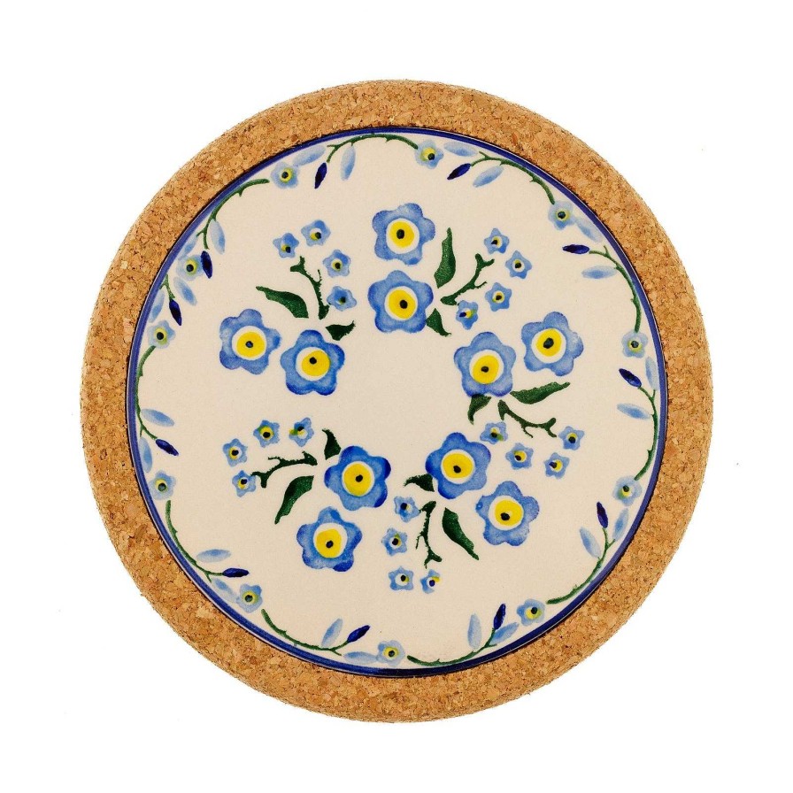 Nicholas Mosse Trivet Round Forget Me Not Hot