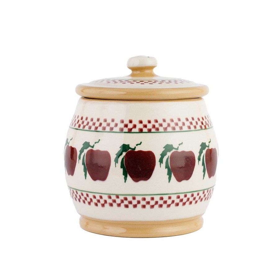 Nicholas Mosse Small Round Lidded Jar Apple Wholesale