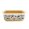 Nicholas Mosse Small Square Oven Dish Wild Flower Meadow New