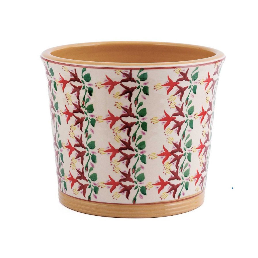 Nicholas Mosse Large Cache Pot Indoor Fuchsia Clearance