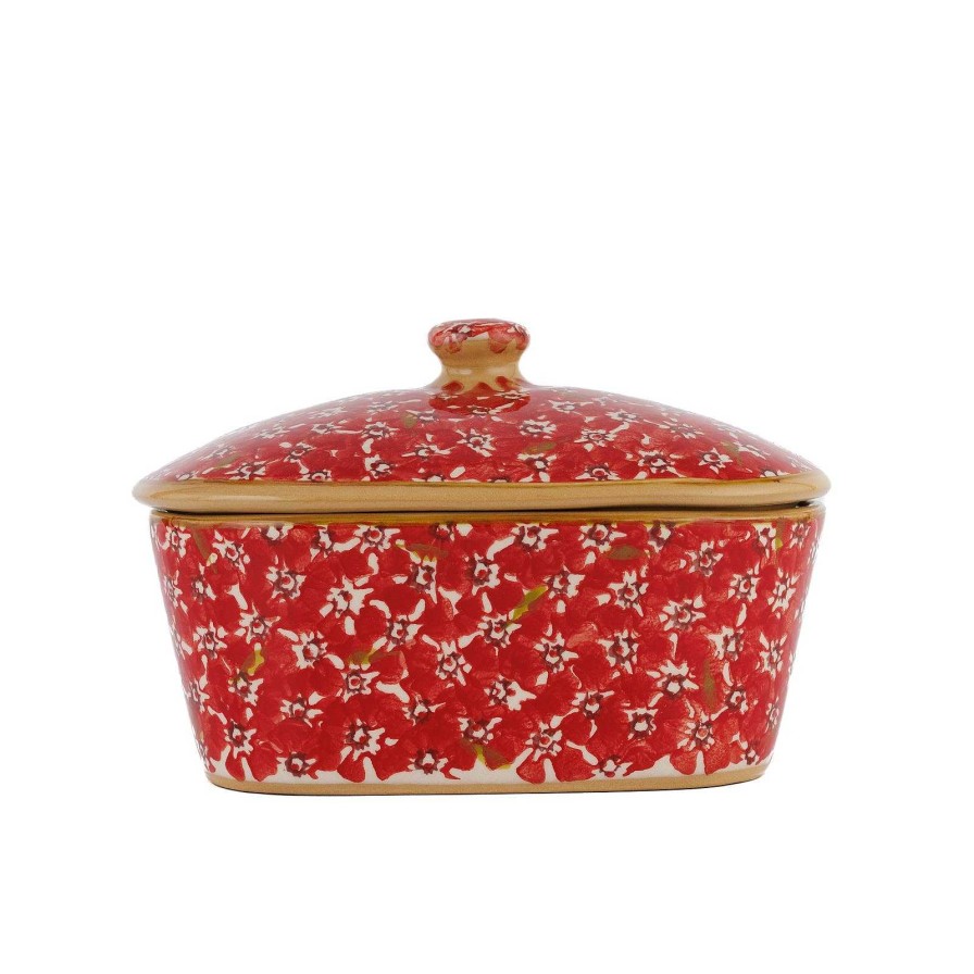 Nicholas Mosse Covered Butterdish Lawn Red Online