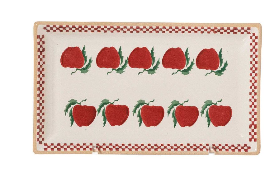 Nicholas Mosse Medium Rectangle Plate Apple Best