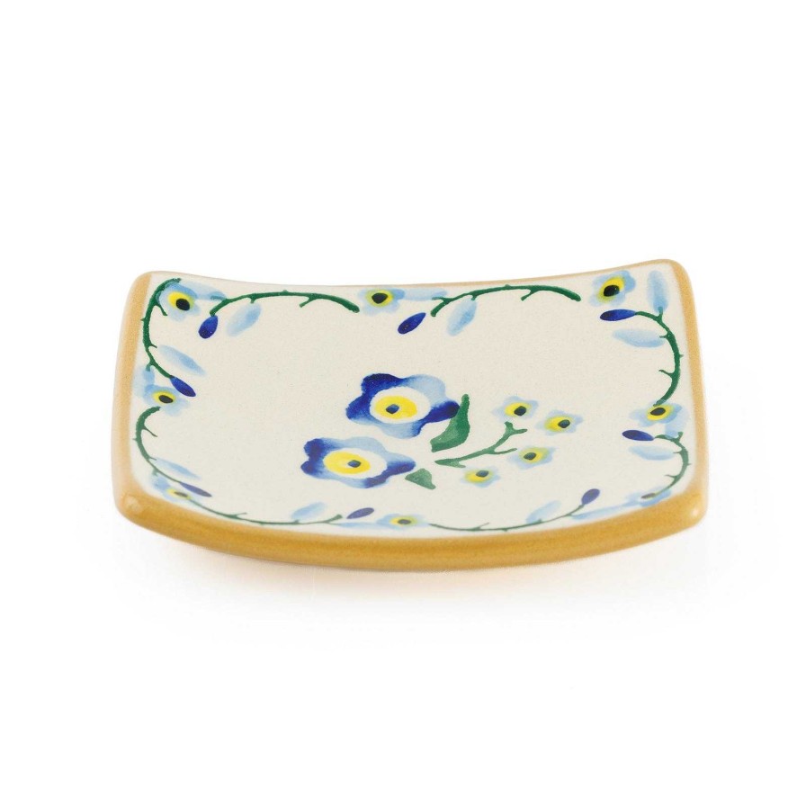 Nicholas Mosse Soap Dish Forget Me Not Clearance