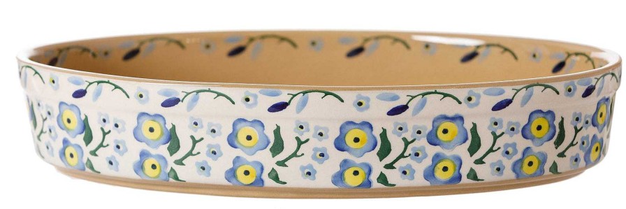 Nicholas Mosse Small Oval Oven Dish Forget Me Not Online