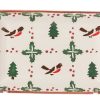 Nicholas Mosse Small Rectangle Plate Winter Robin Clearance