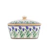 Nicholas Mosse Covered Butterdish Blue Blooms Clearance