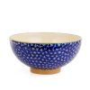 Nicholas Mosse Salad Bowl Dark Blue Lawn Best