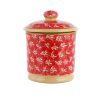 Nicholas Mosse Lidded Sugar Bowl Lawn Red New