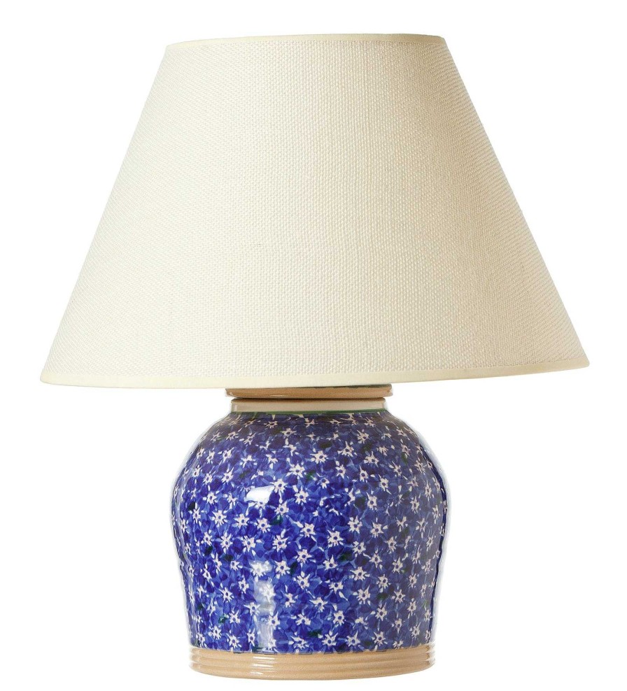 Nicholas Mosse Lawn Dark Blue 7" Lamp Base Clearance