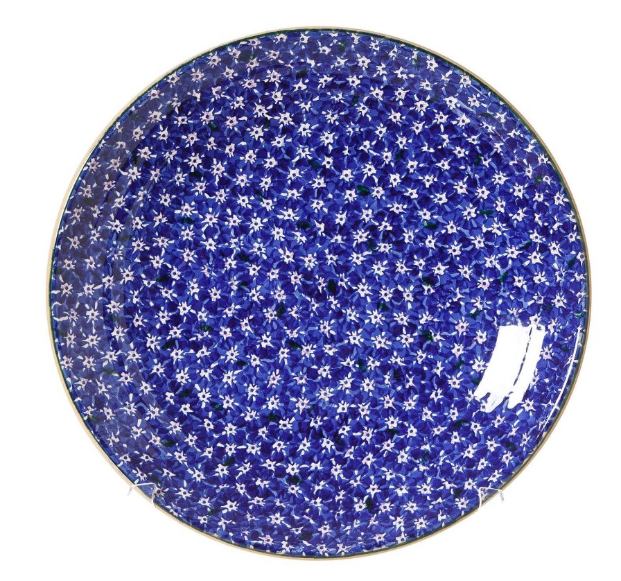 Nicholas Mosse Shallow Dish Lawn Dark Blue Clearance