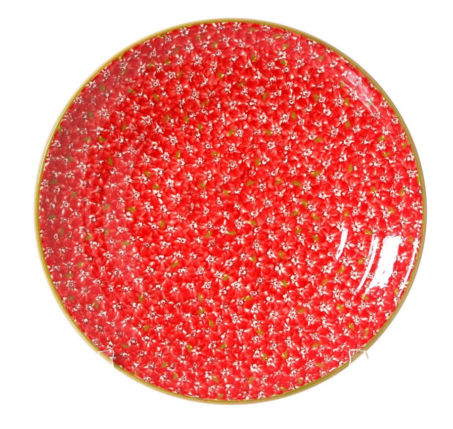 Nicholas Mosse Shallow Dish Lawn Red Best