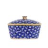 Nicholas Mosse Covered Butterdish Dark Blue Lawn Best