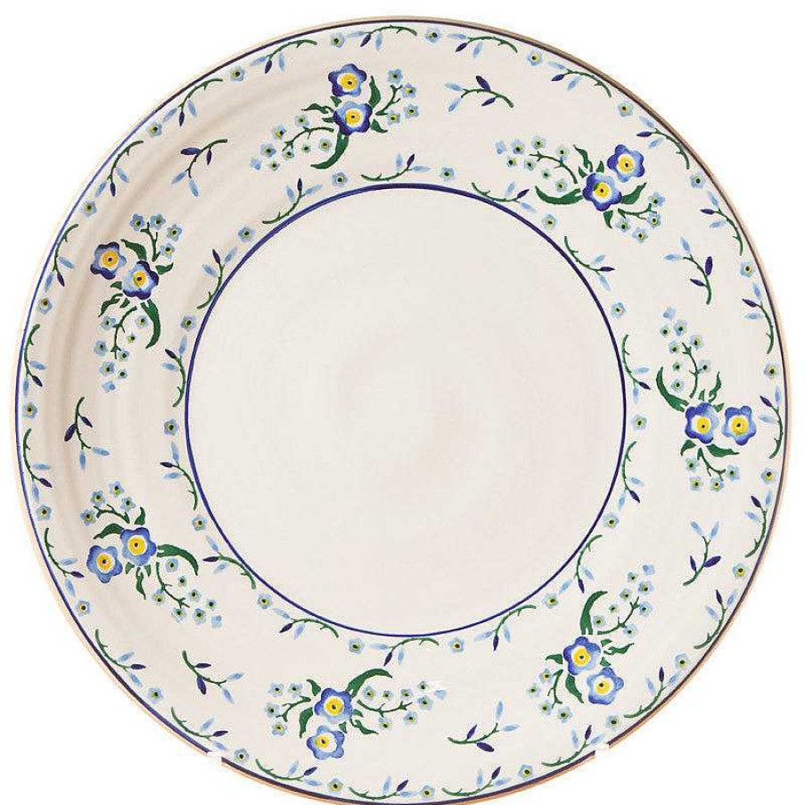 Nicholas Mosse Shallow Dish Forget Me Not Clearance