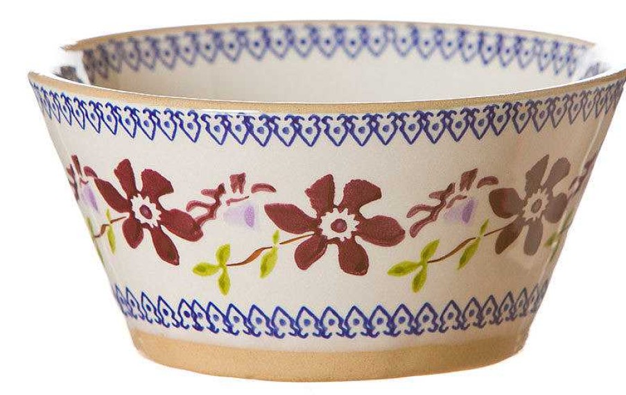 Nicholas Mosse Small Angled Bowl Clematis Clearance