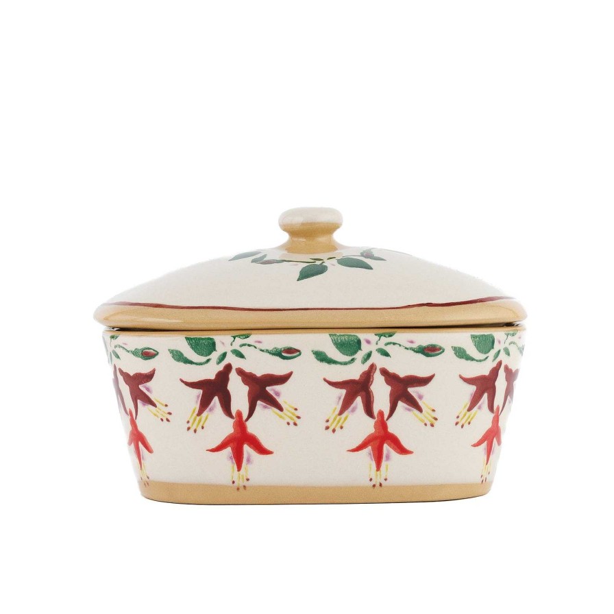 Nicholas Mosse Covered Butterdish Fuchsia Clearance