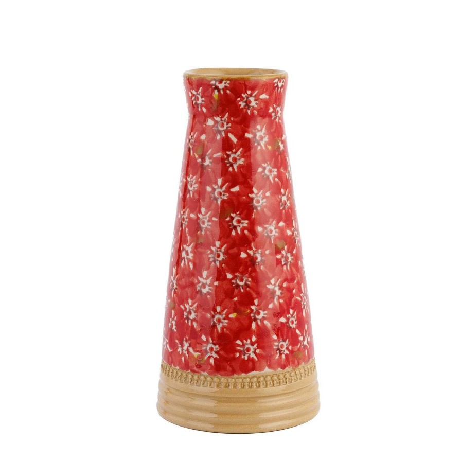 Nicholas Mosse Small Tapered Vase Red Lawn Best