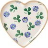 Nicholas Mosse Medium Heart Plate Clover Clearance