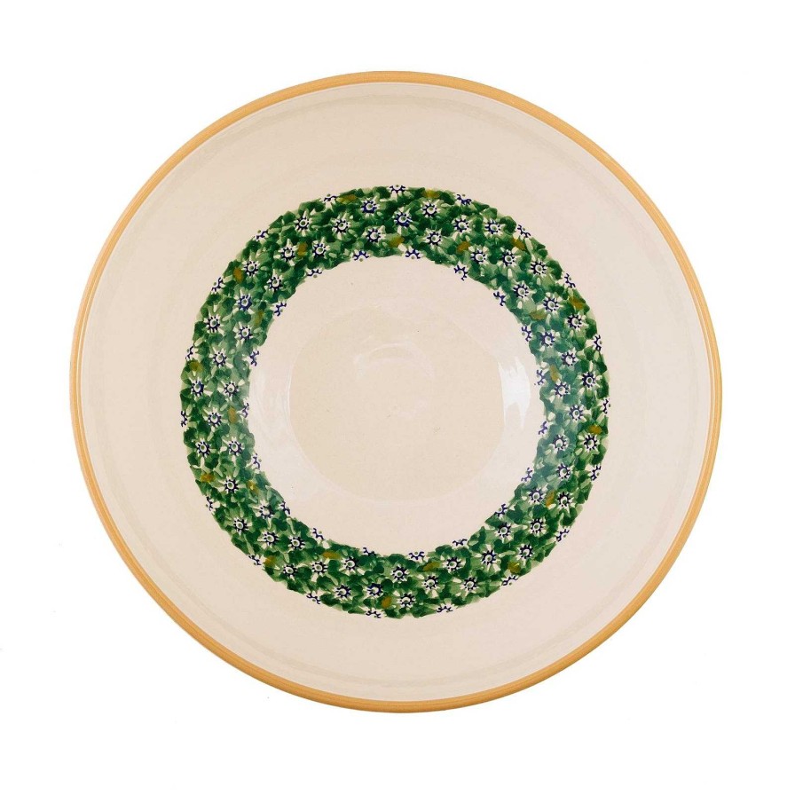 Nicholas Mosse Salad Bowl Green Lawn Wholesale