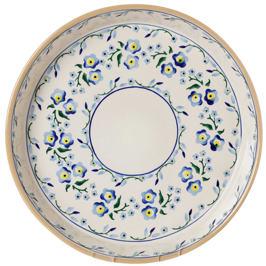 Nicholas Mosse Large Quiche Dish Forget Me Not Best