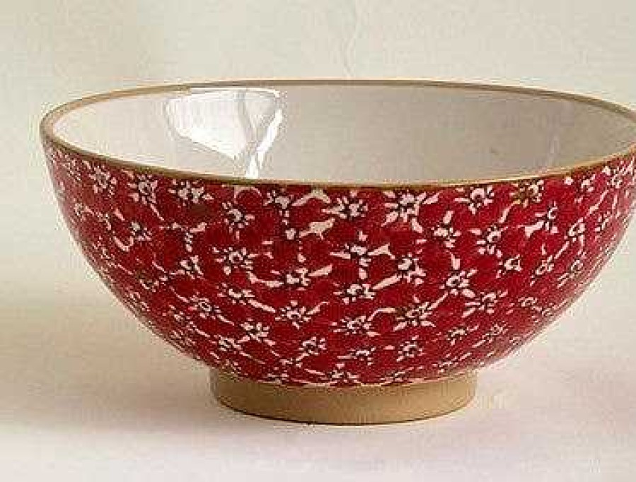 Nicholas Mosse Vegetable Bowl Red Lawn Hot