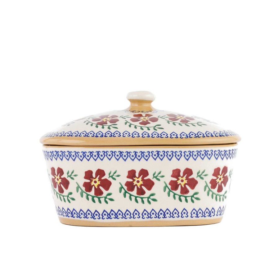 Nicholas Mosse Covered Butterdish Old Rose Online