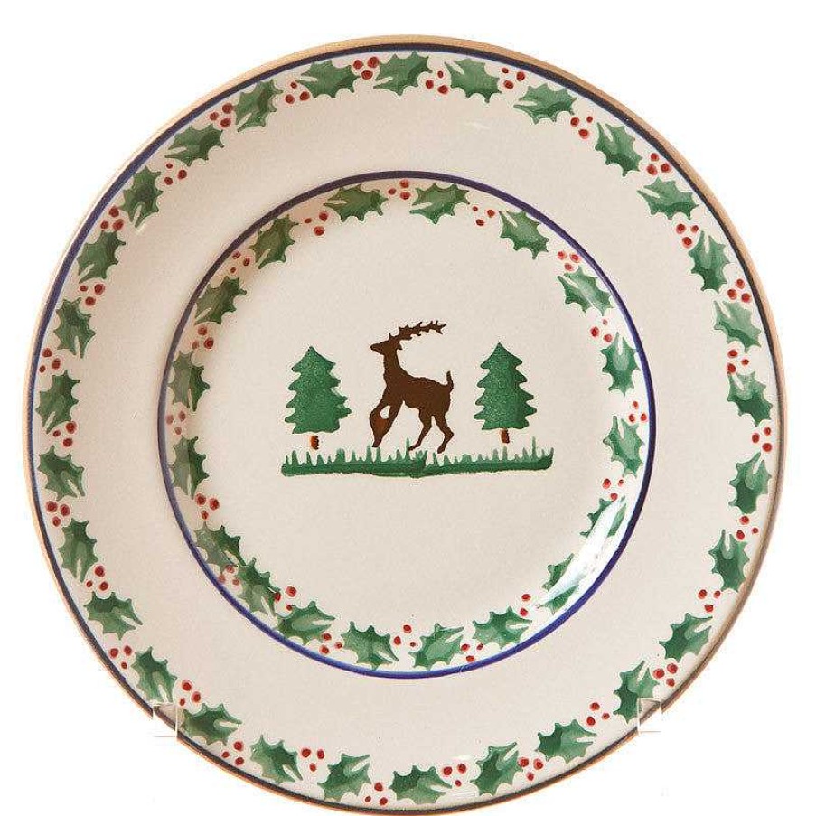 Nicholas Mosse Side Plate Reindeer New