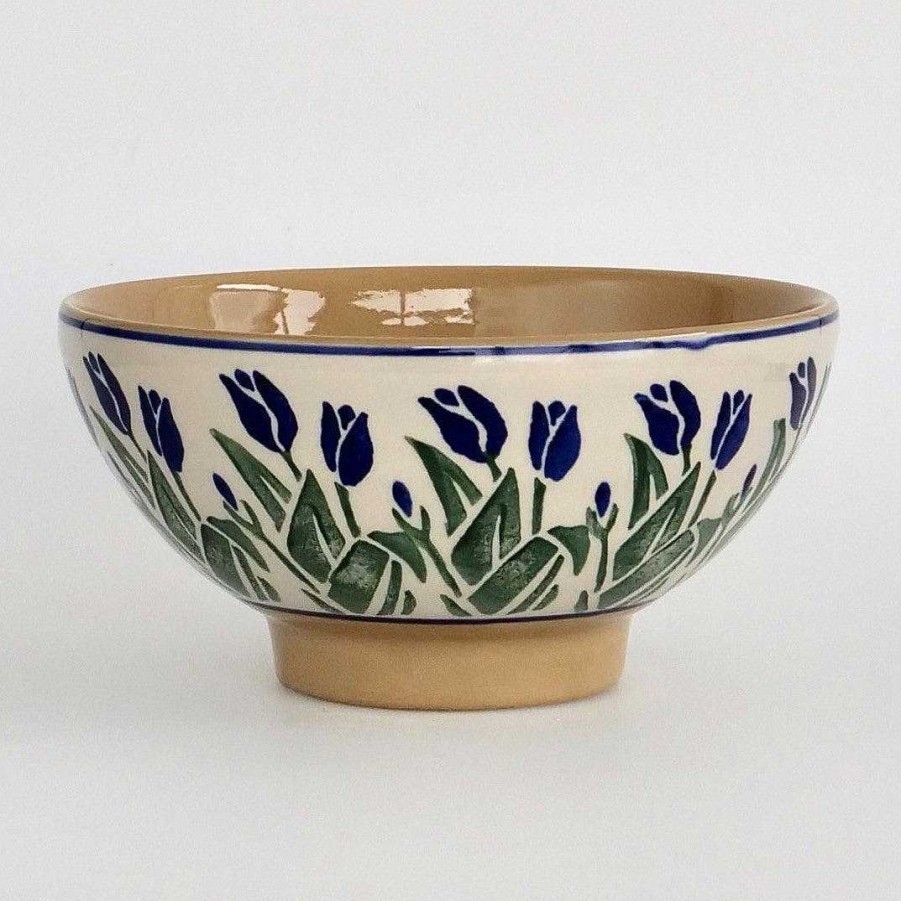 Nicholas Mosse Medium Bowl Blue Blooms Online