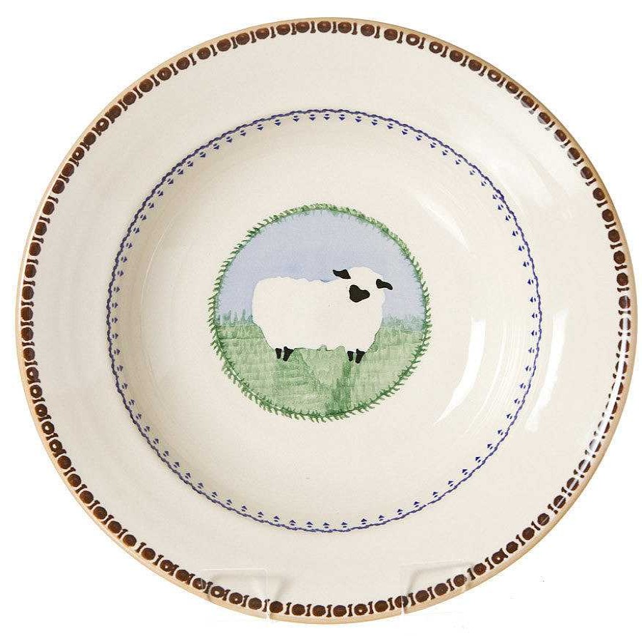 Nicholas Mosse Set Of Four Pasta Bowls Sheep Hot