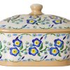 Nicholas Mosse Covered Butterdish Forget Me Not Wholesale