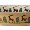 Nicholas Mosse Classic Pie Dish Reindeer New