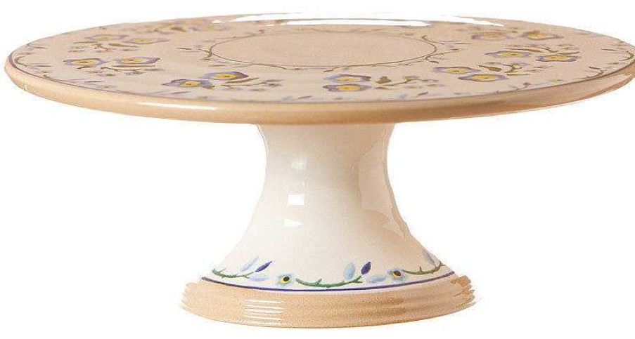 Nicholas Mosse 9" Footed Cake Plate Forget Me Not Online