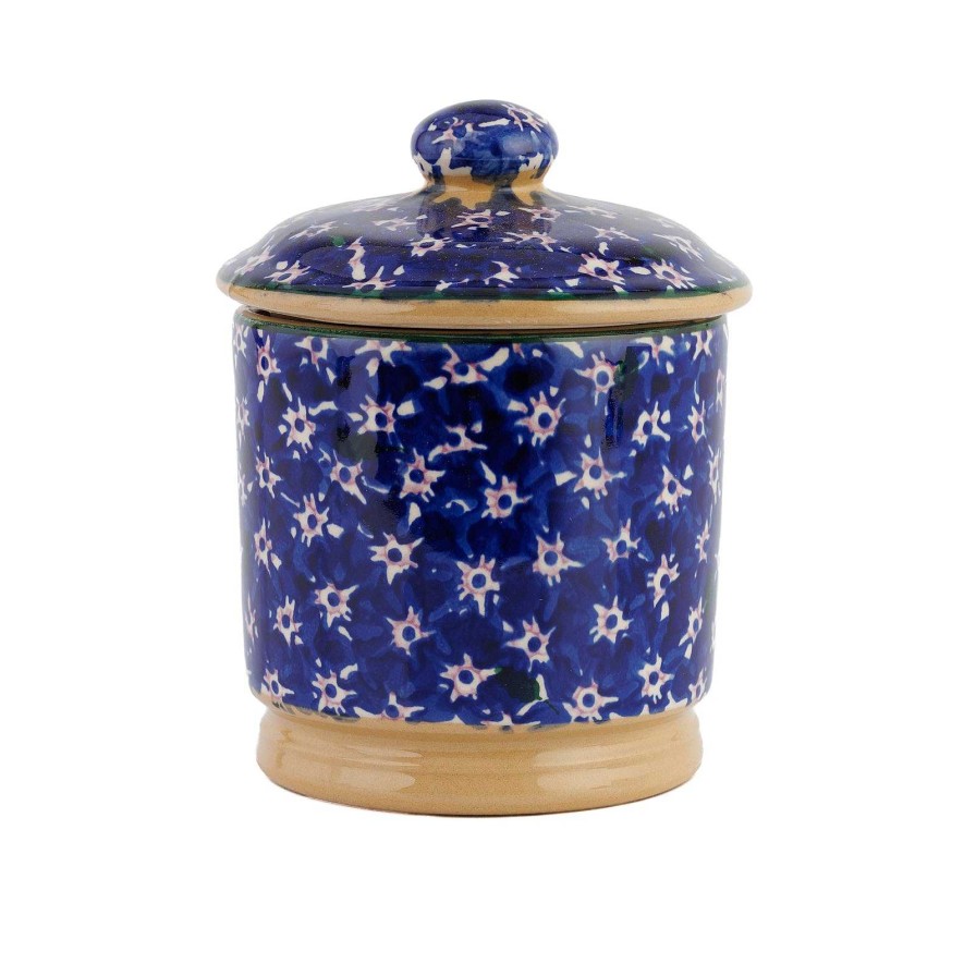 Nicholas Mosse Lidded Sugar Bowl Lawn Dark Blue Online