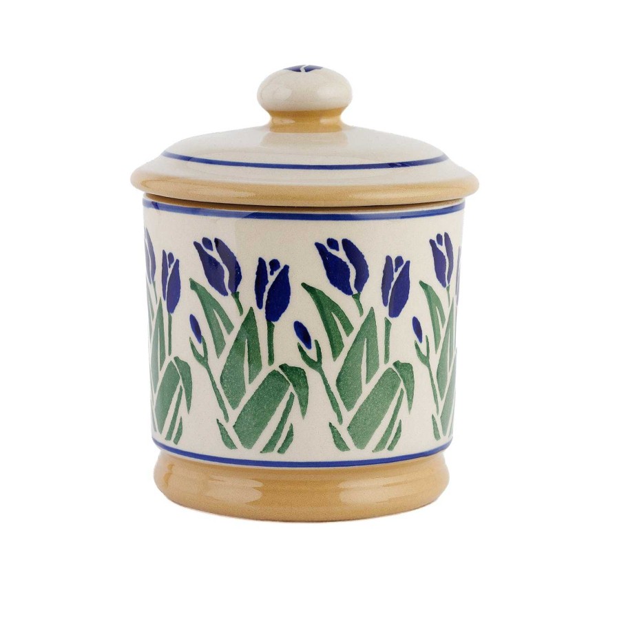 Nicholas Mosse Lidded Sugar Bowl Blue Blooms Wholesale