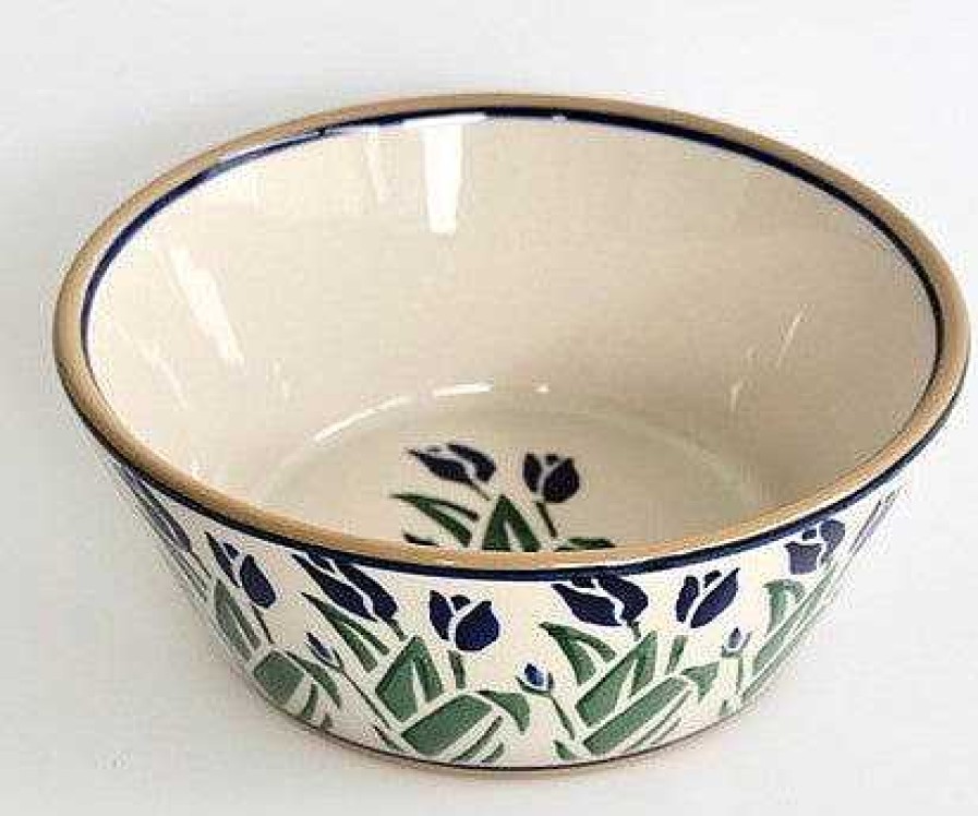 Nicholas Mosse Small Angled Bowl Blue Blooms Hot